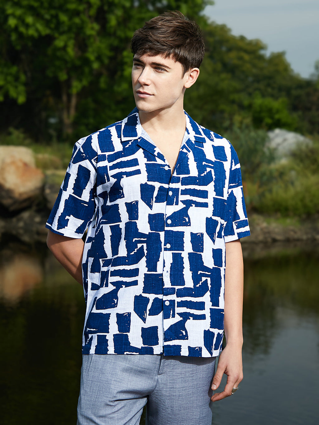 Imprint Oversized Shirt