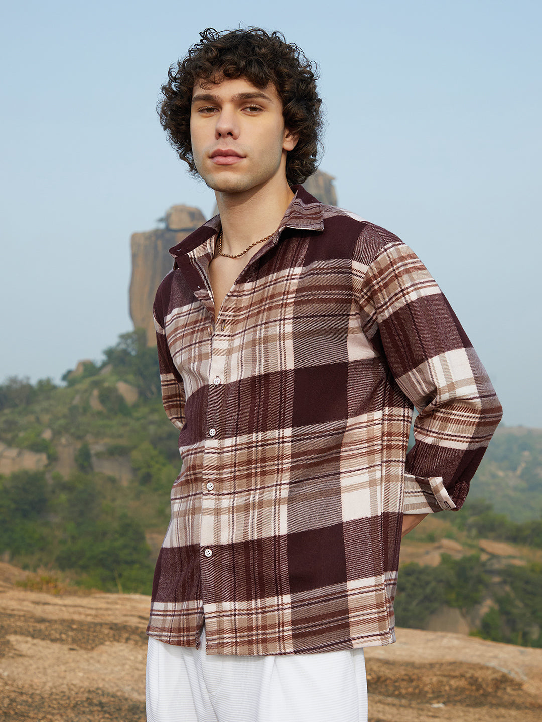 Plaid Oversized Shirt