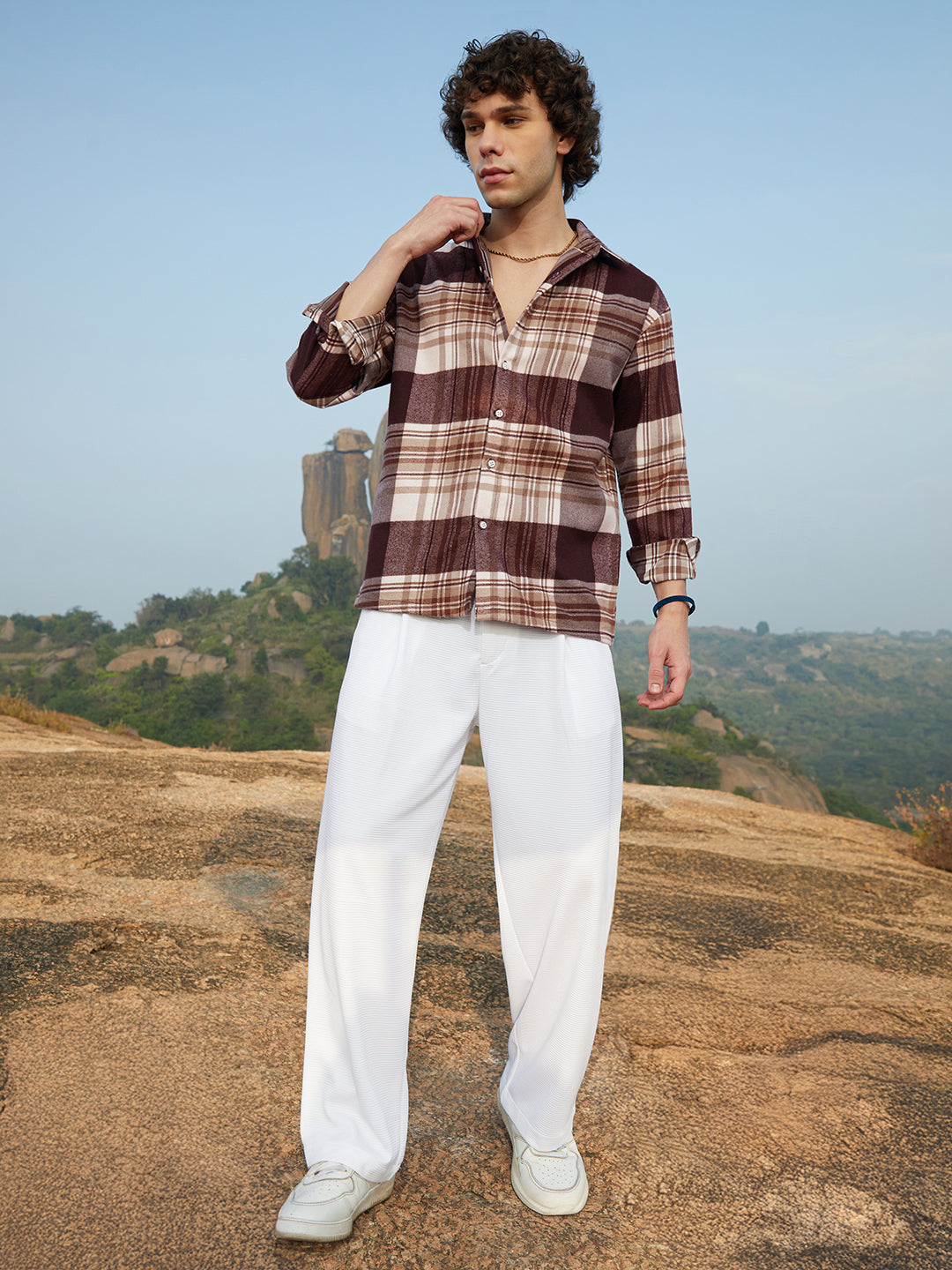 Plaid Oversized Shirt