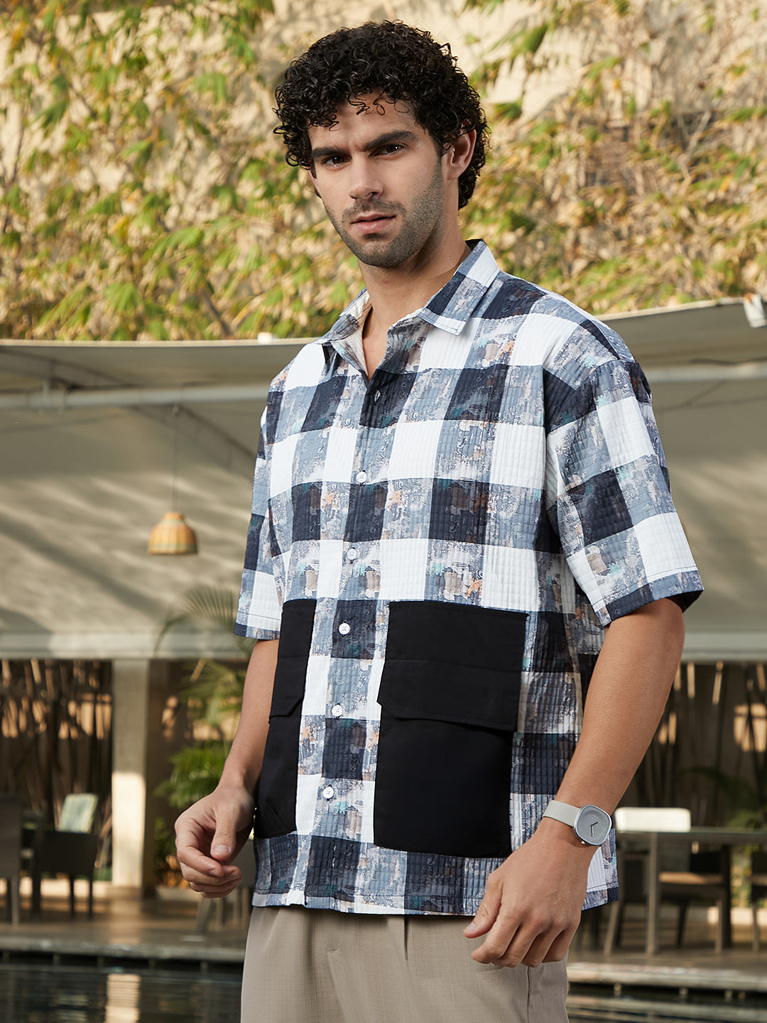 Stained-Buffalo Utility Oversized Shirt