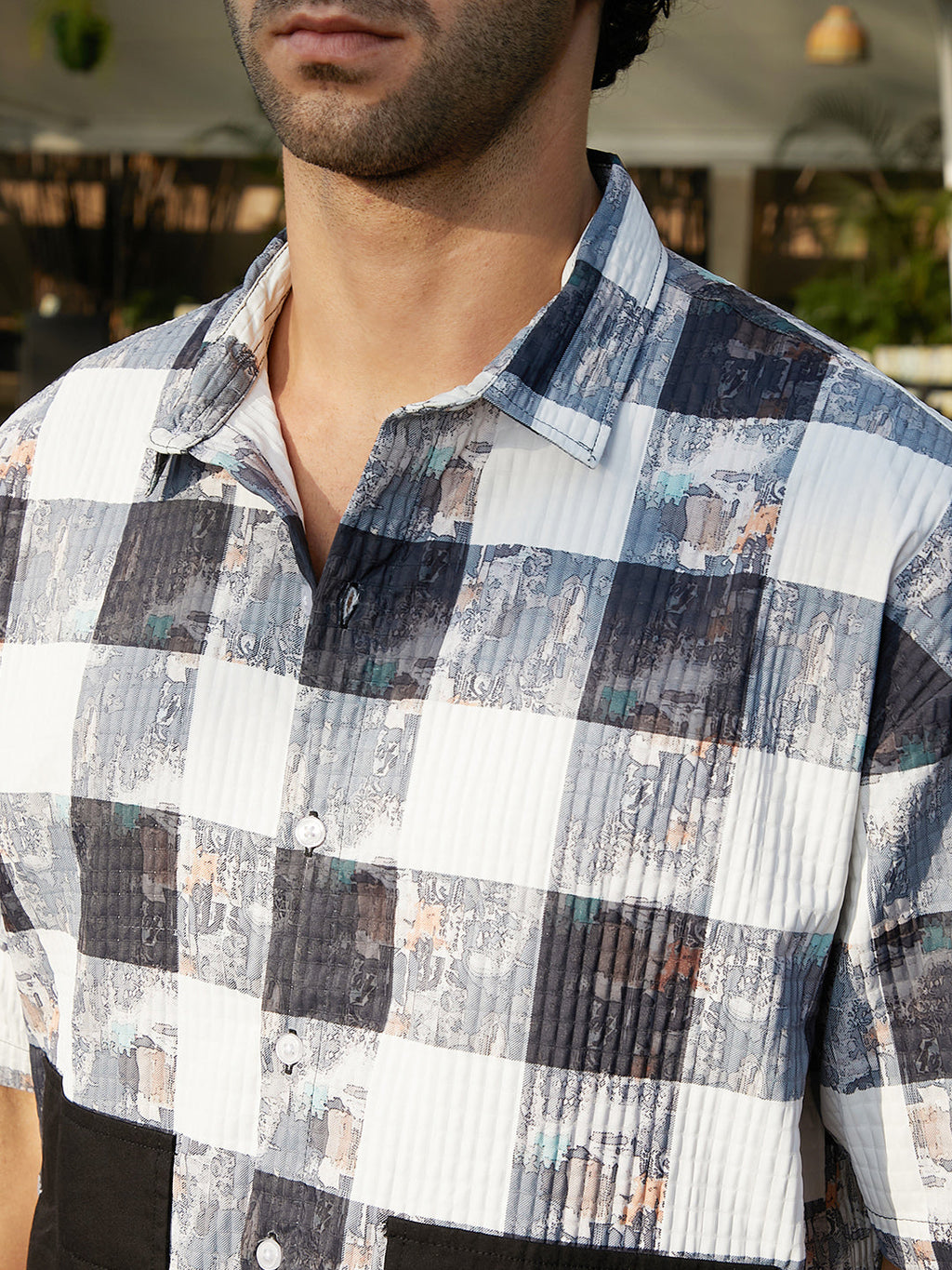 Stained-Buffalo Utility Oversized Shirt