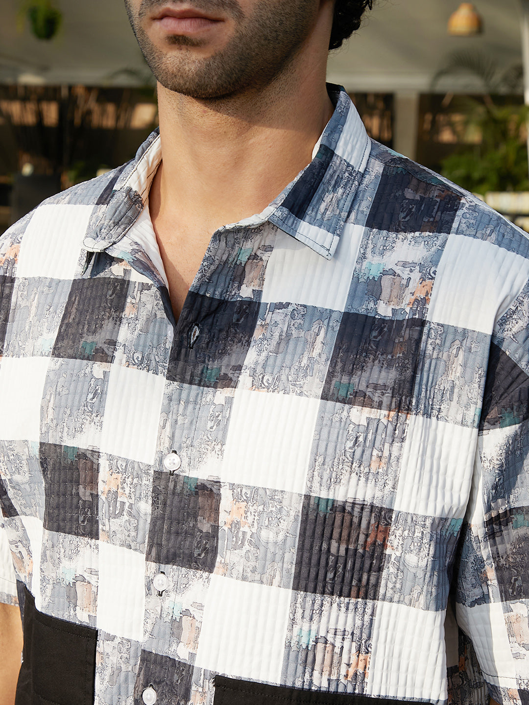 Stained-Buffalo Utility Oversized Shirt