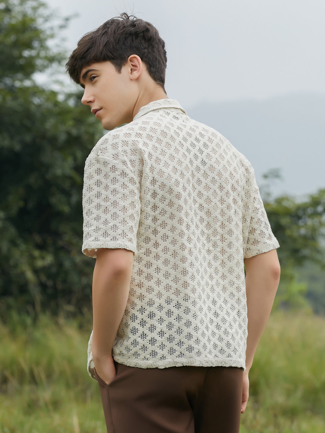 Oblique Oversized Shirt