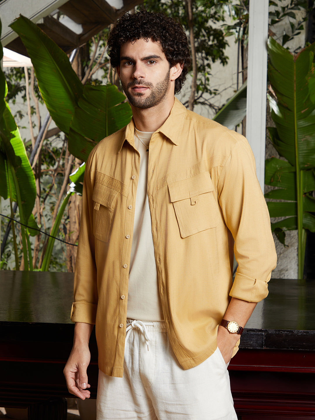 Modular-Utility Oversized Shirt