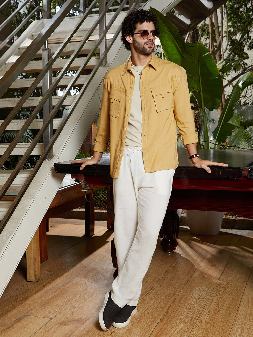 Modular-Utility Oversized Shirt