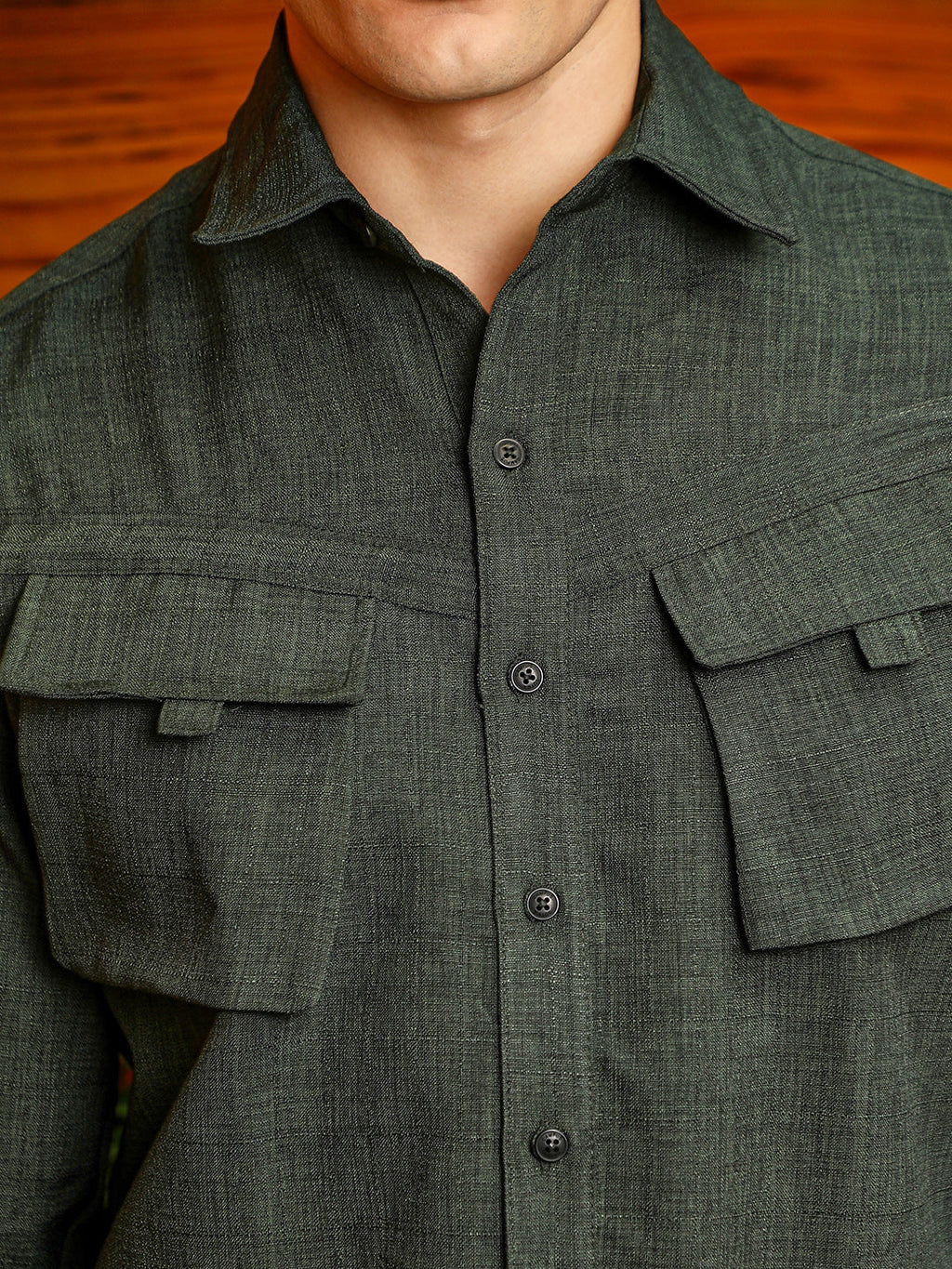 Modular-Utility Oversized Shirt