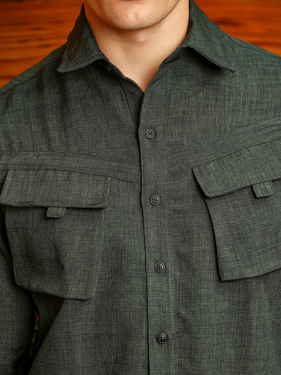 Modular-Utility Oversized Shirt