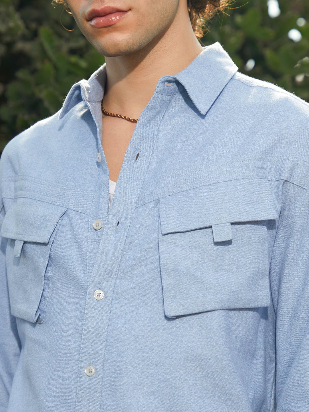 Modular-Utility Oversized Shirt