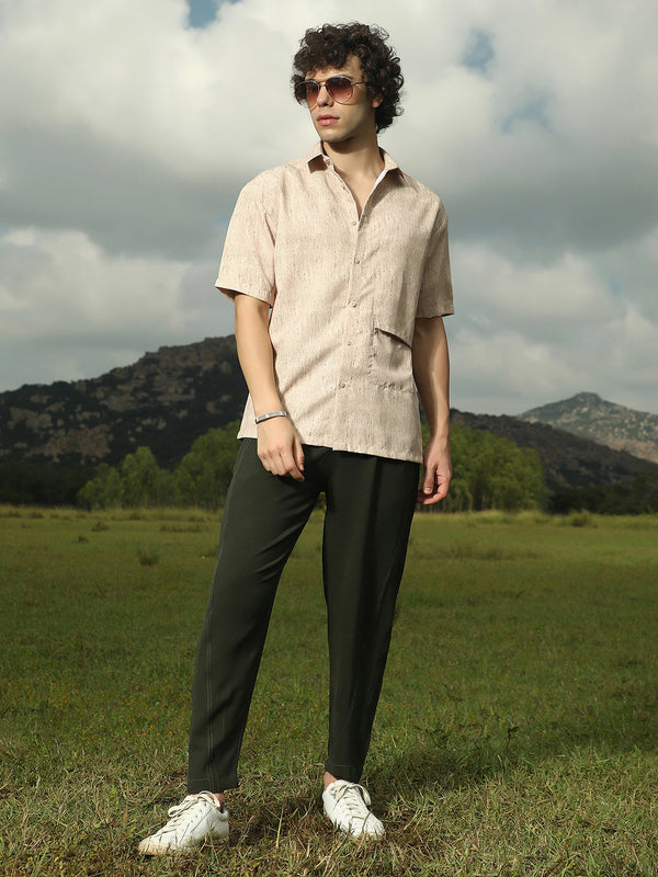 Speckled Oversized Shirt