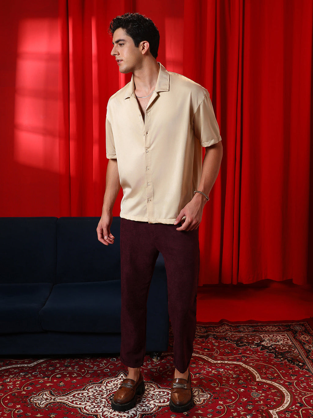 Satin Oversized Shirt