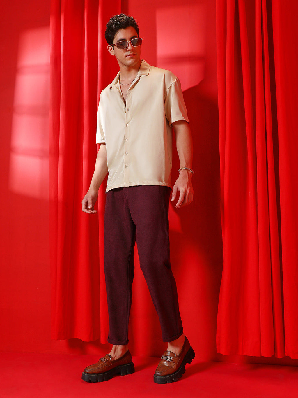 Satin Oversized Shirt