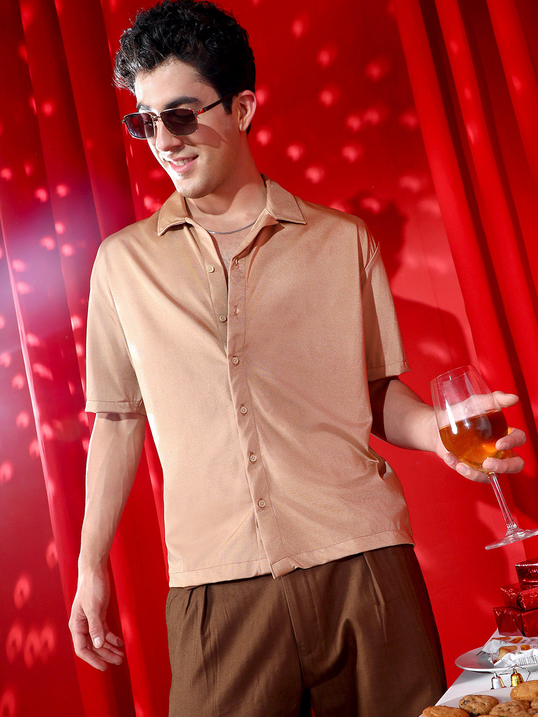 Satin Oversized Shirt