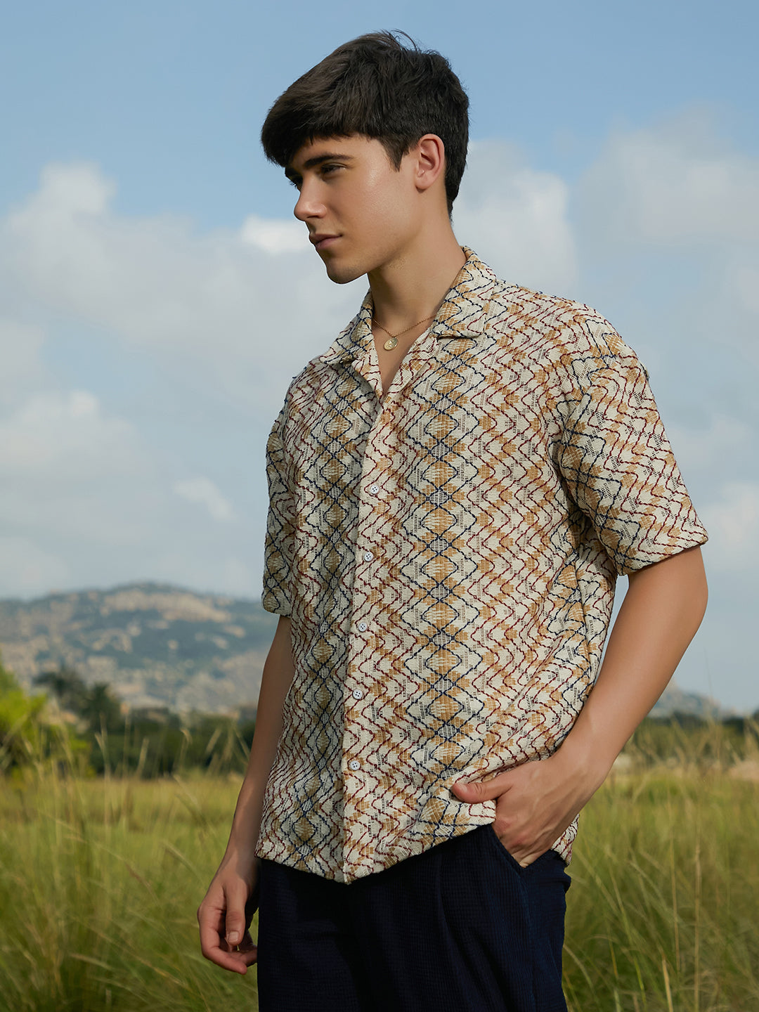 Waveform Oversized Shirt