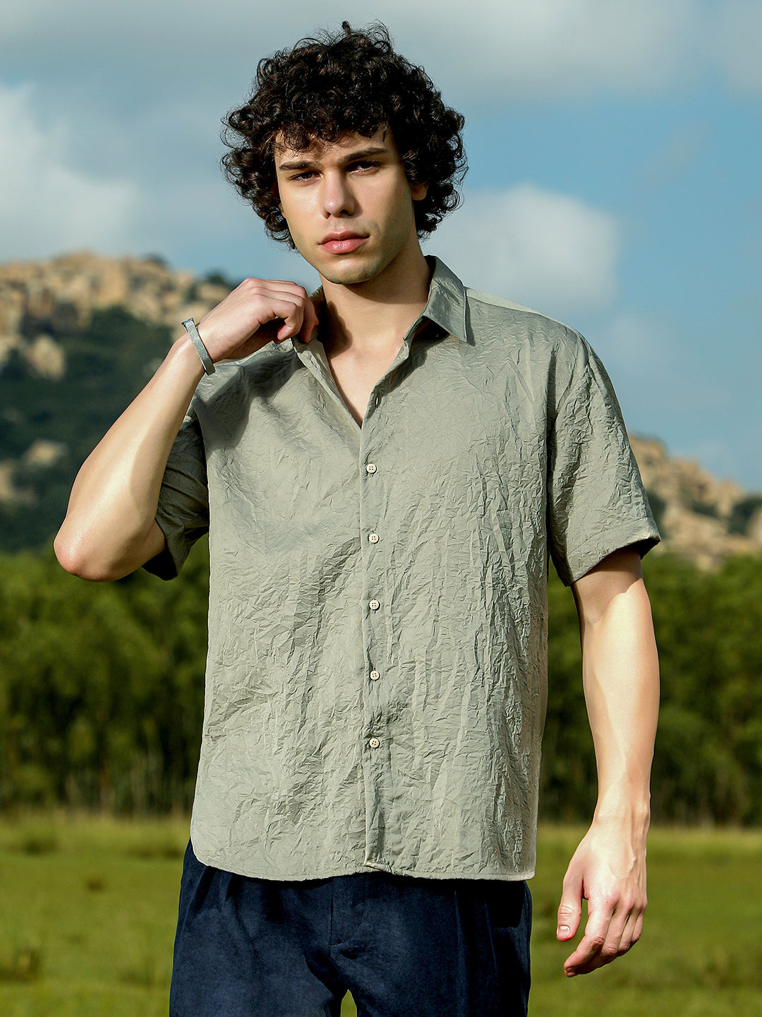 Crumple-Tactile Shirt