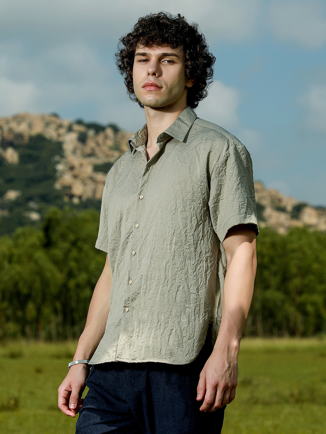 Crumple-Tactile Shirt