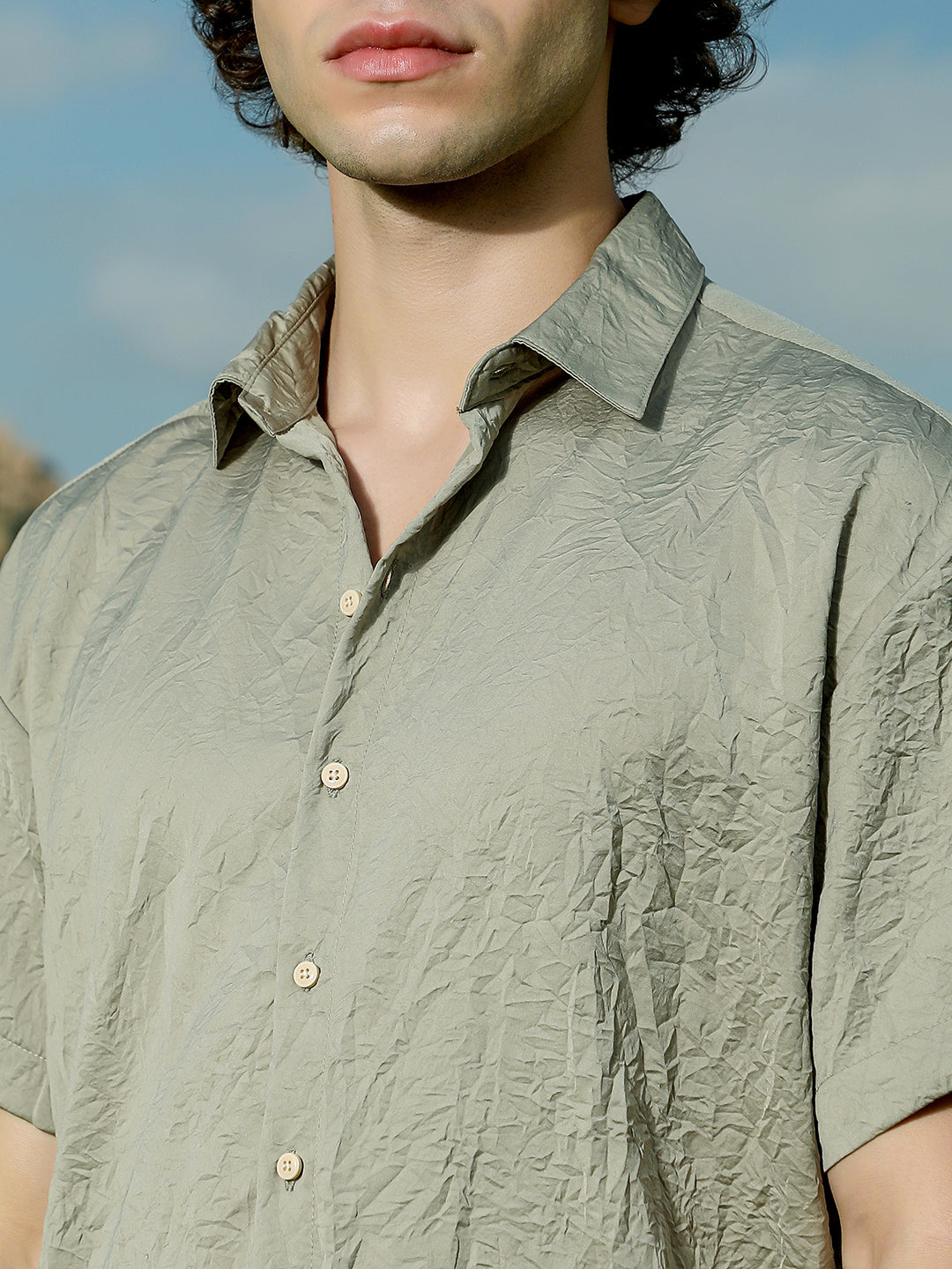 Crumple-Tactile Shirt