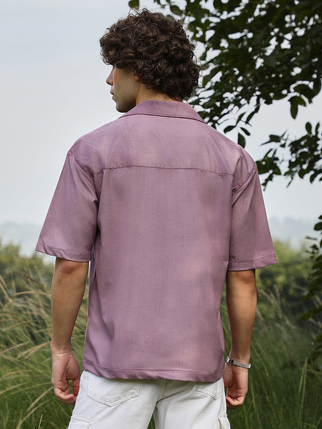 Solid Resort Oversized Shirt