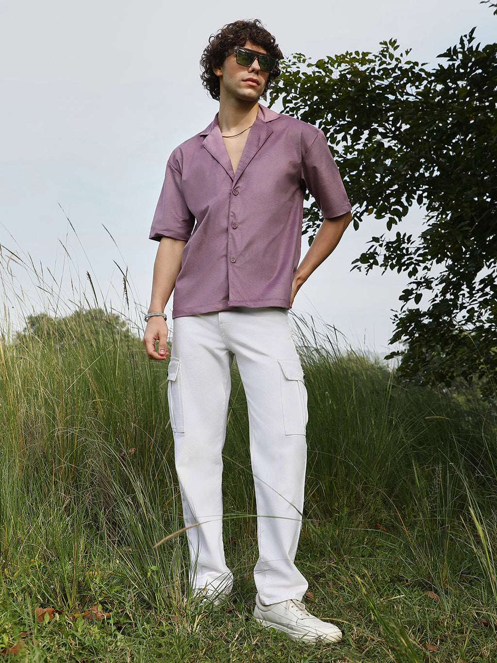 Solid Resort Oversized Shirt