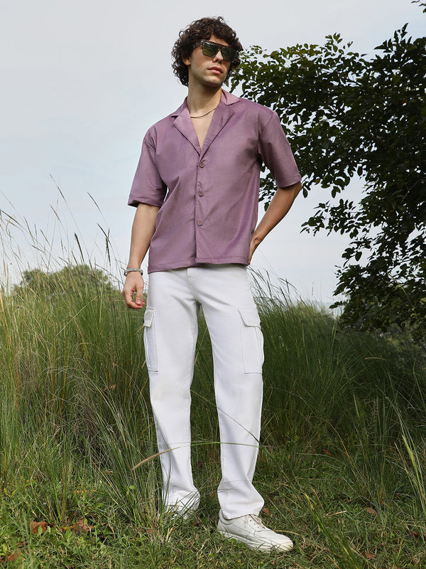 Solid Resort Oversized Shirt