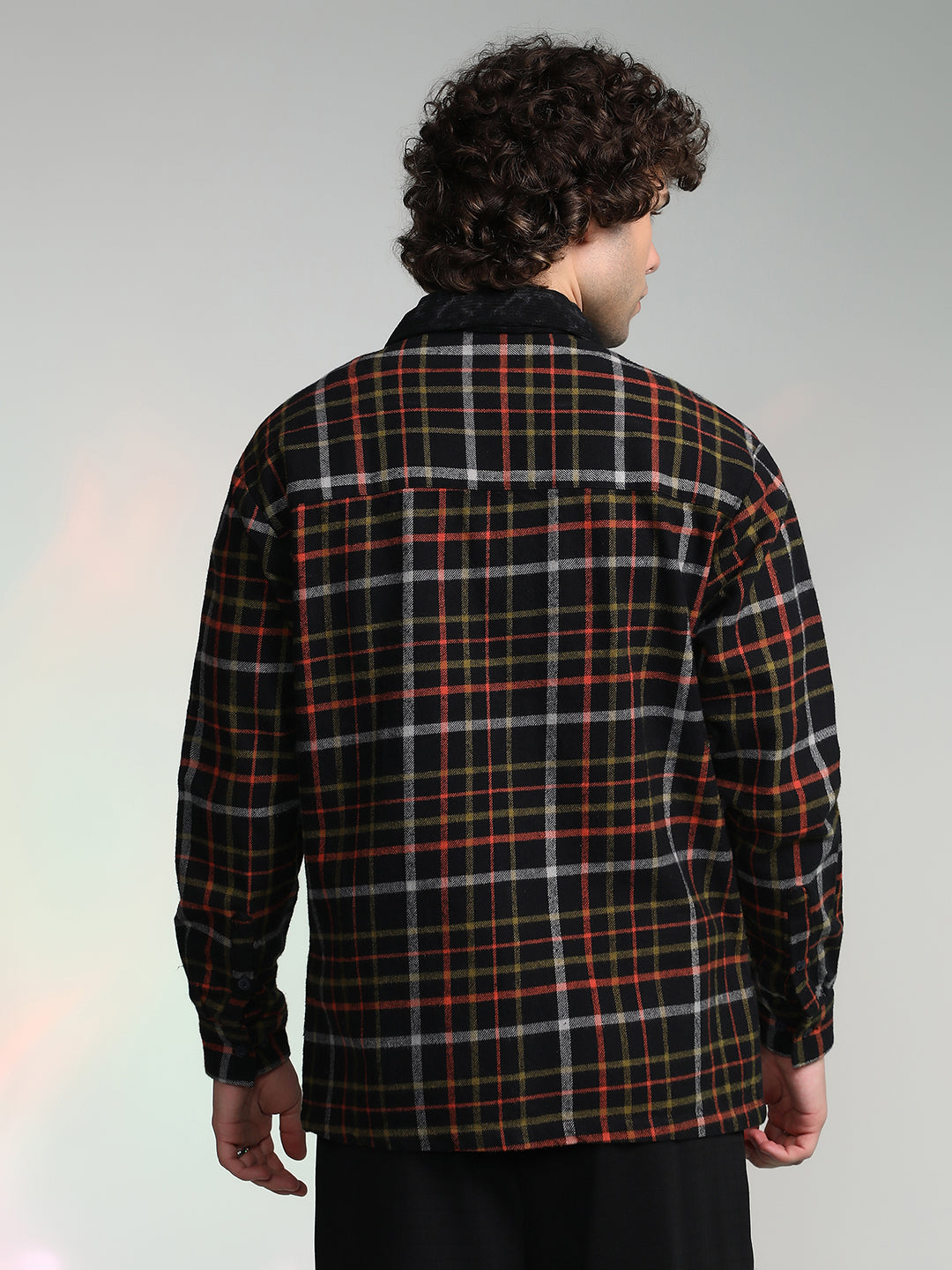 Plaid Utility Oversized Shirt