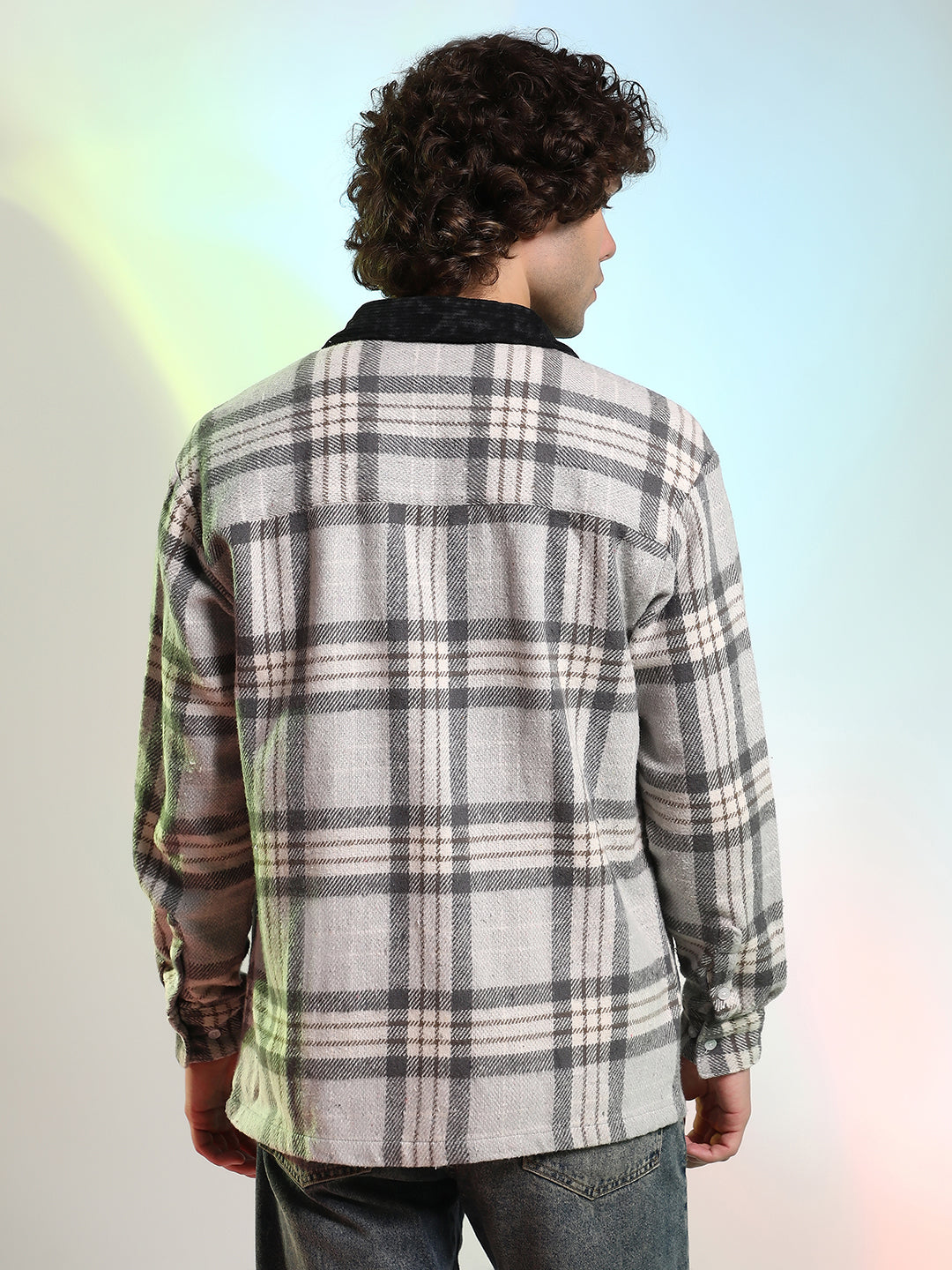 Plaid Utility Oversized Shirt