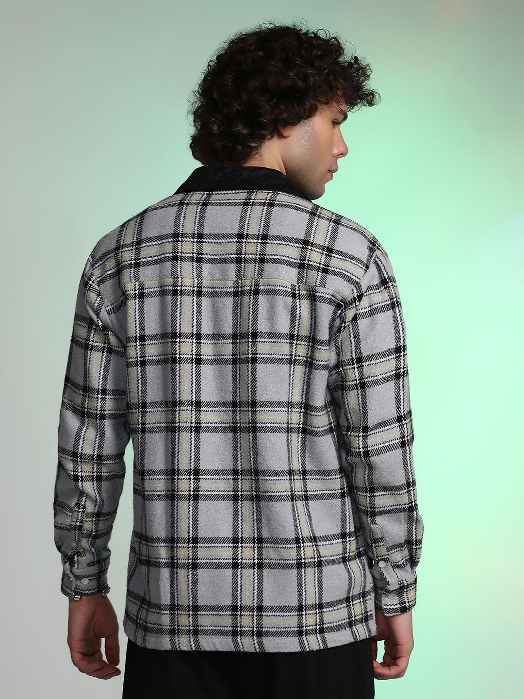 Plaid Utility Oversized Shirt