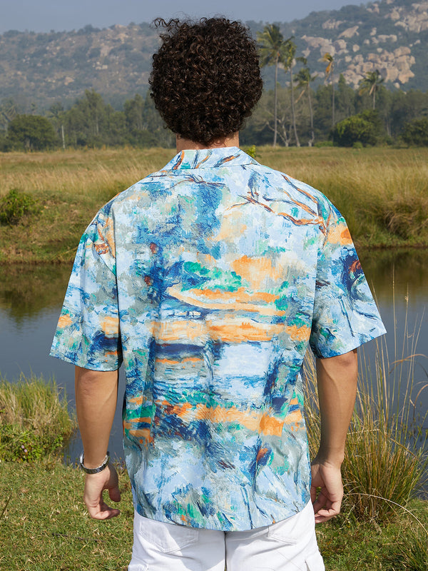 Indie-Block Oversized Shirt