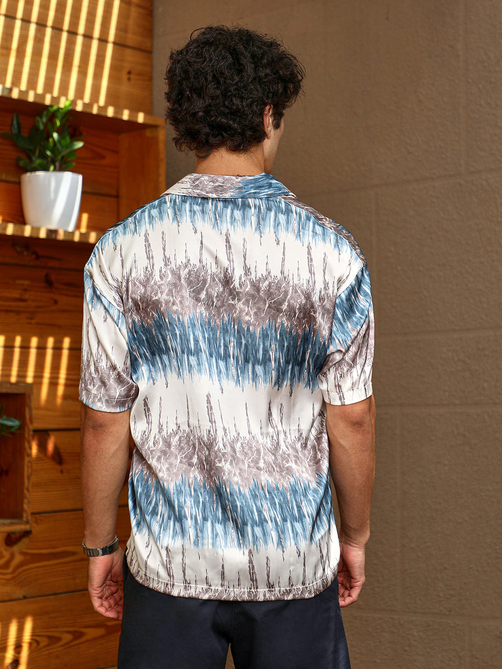 Indie Satin Oversized Shirt