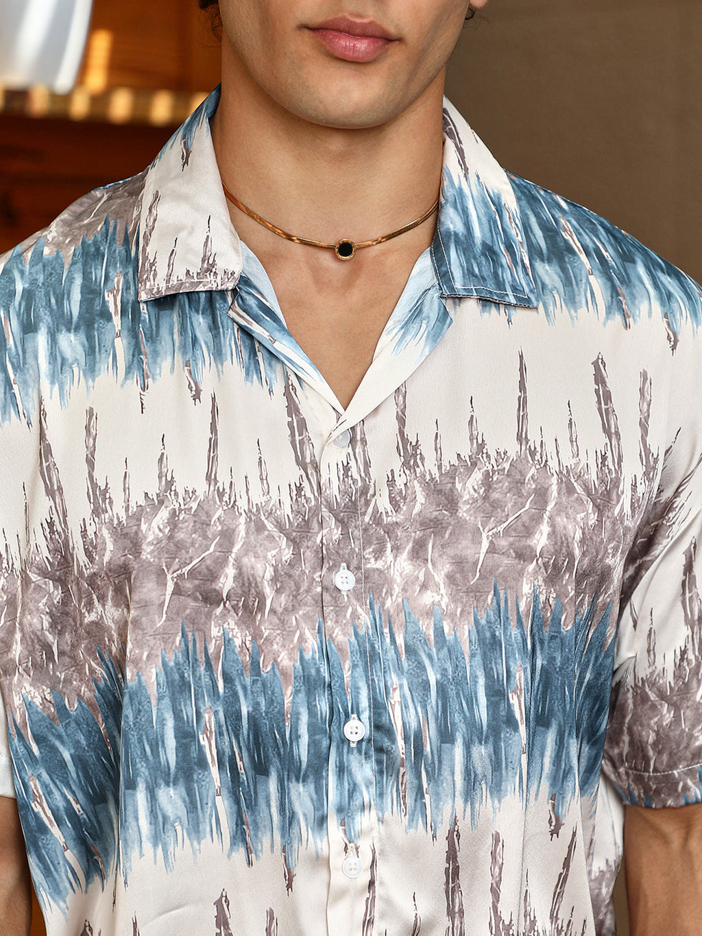 Indie Satin Oversized Shirt