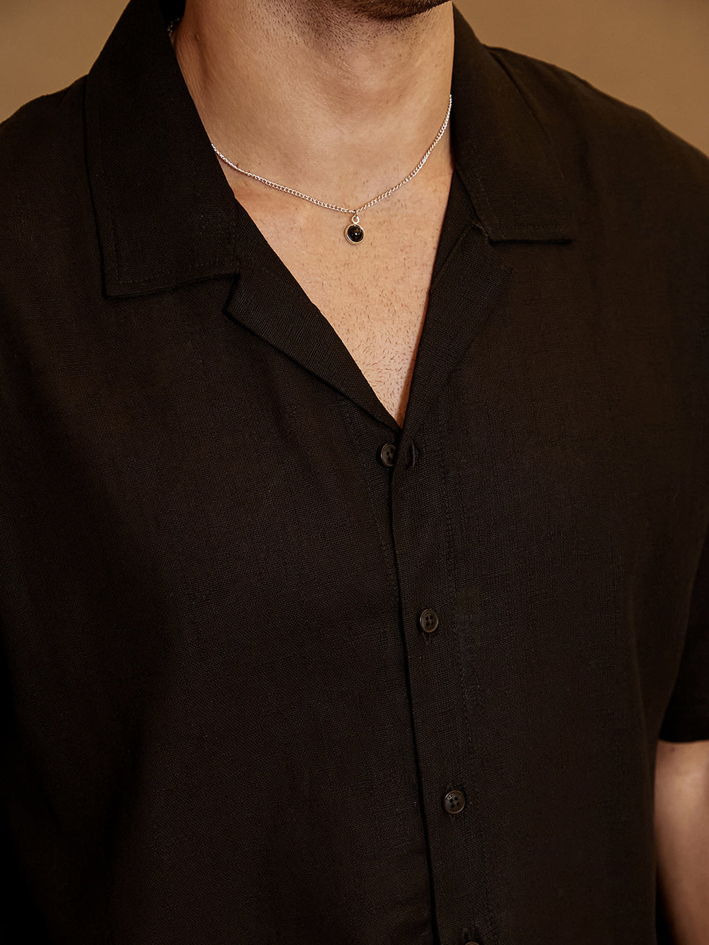 Solid Resort Oversized Shirt