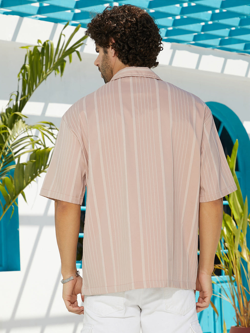 Unbalanced-Ridge Oversized Shirt