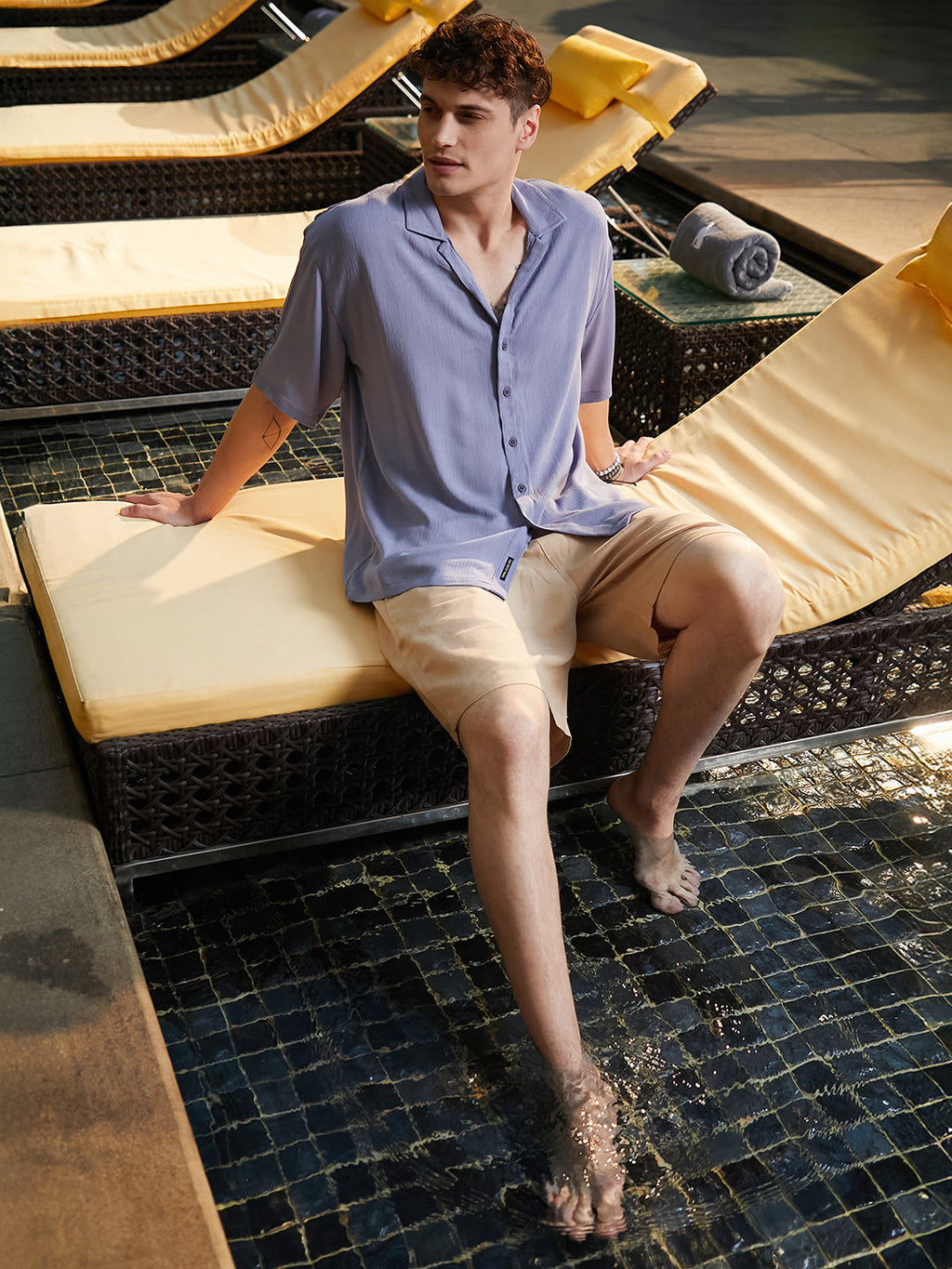 Creased Cuban Oversized Shirt