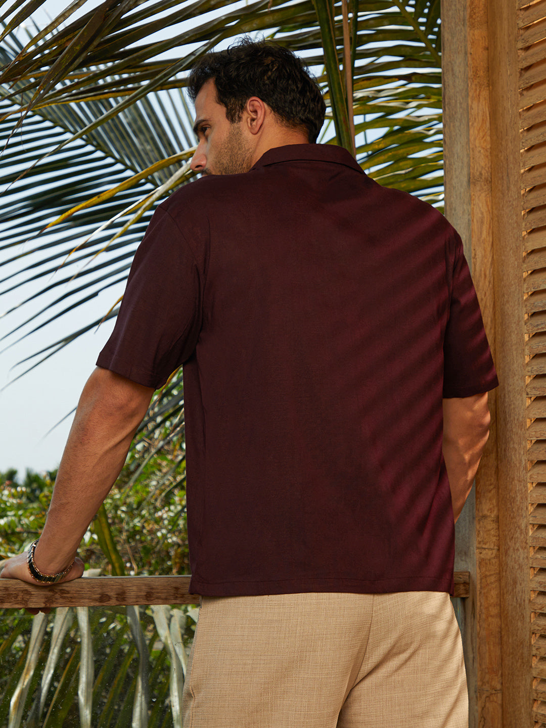 Solid Resort Oversized Shirt