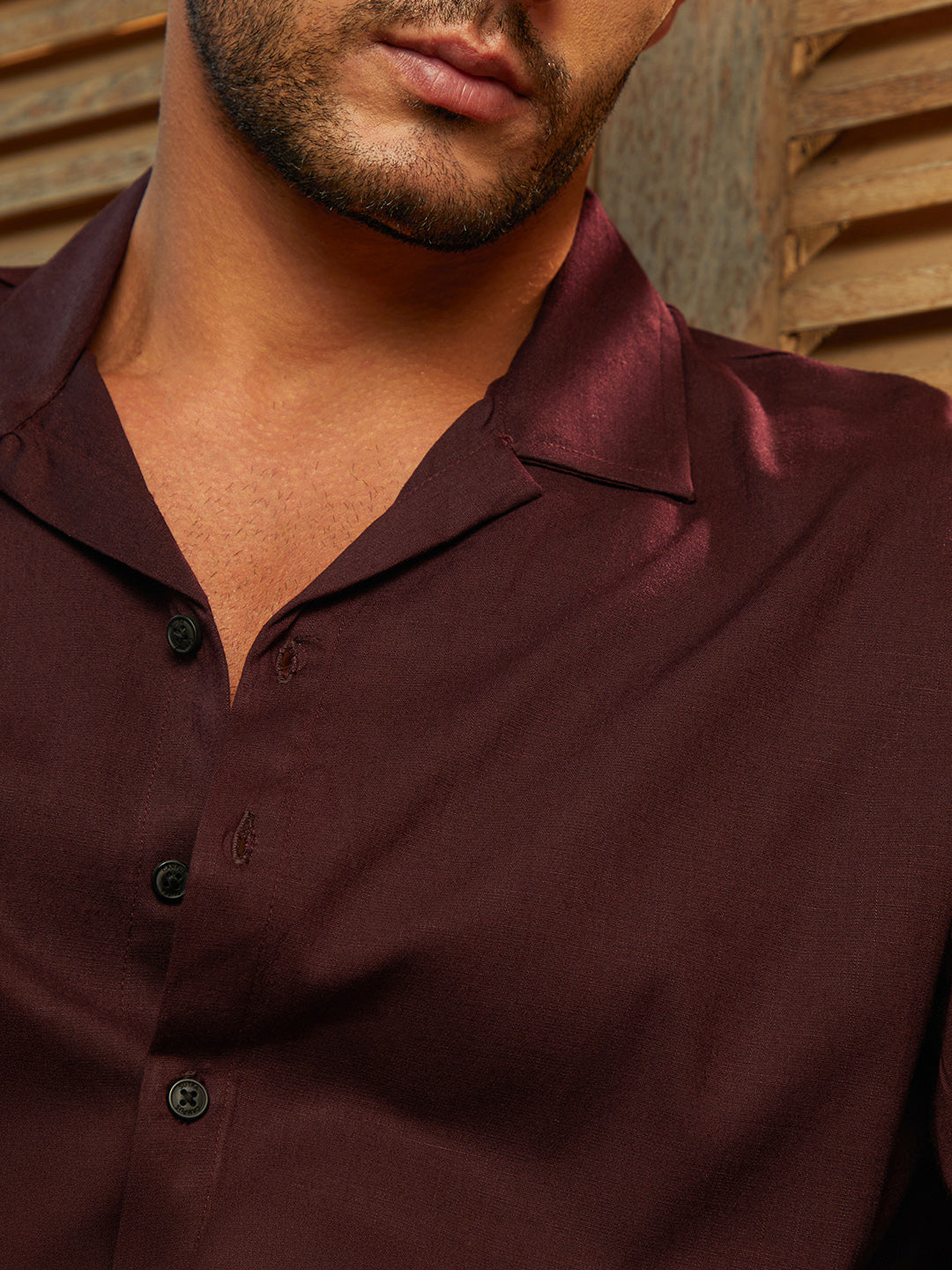 Solid Resort Oversized Shirt