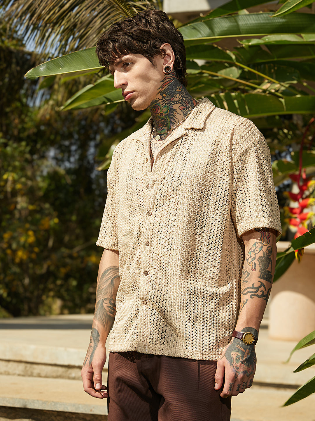 Ziggy-Knit Oversized Shirt