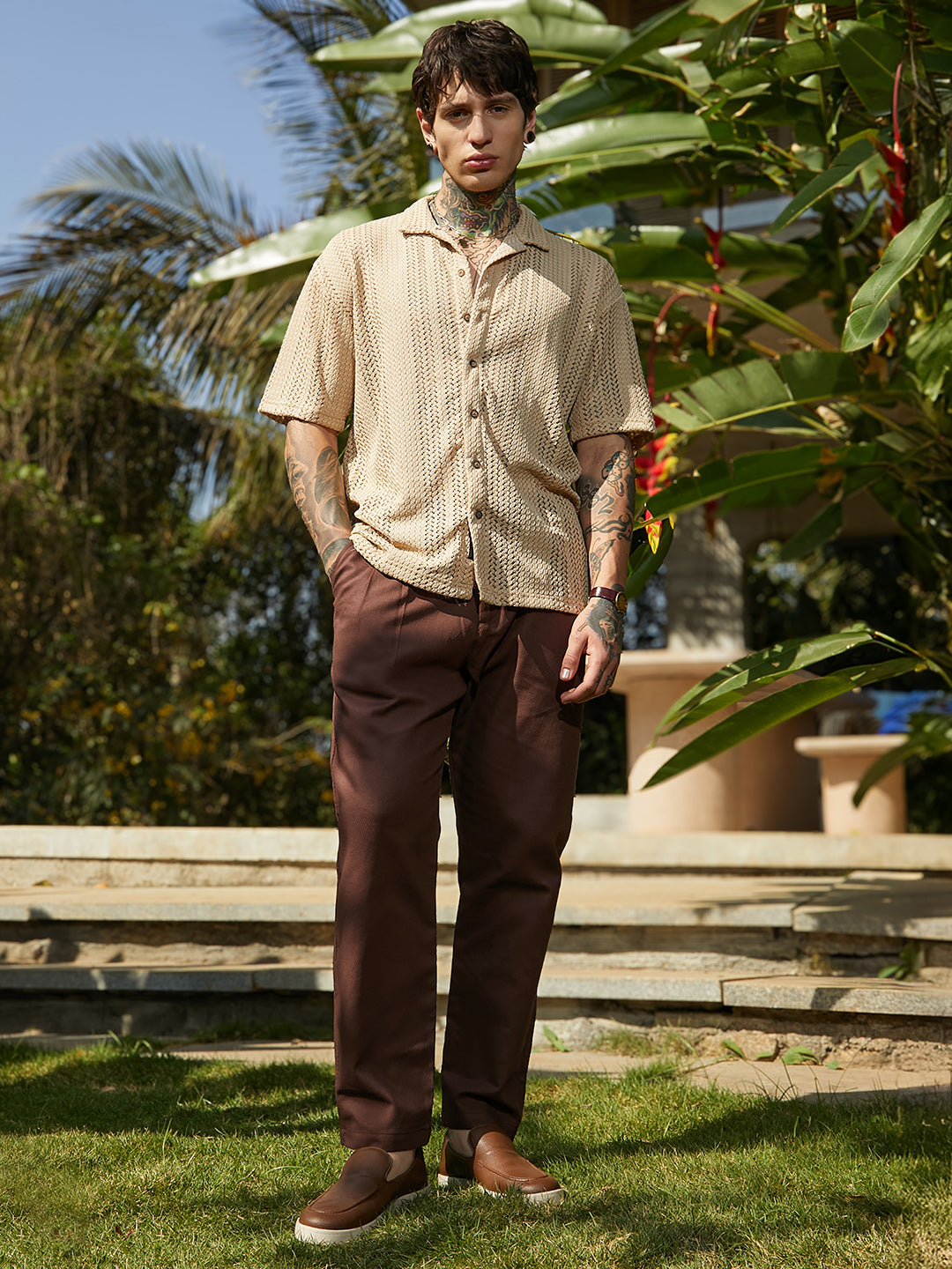 Ziggy-Knit Oversized Shirt