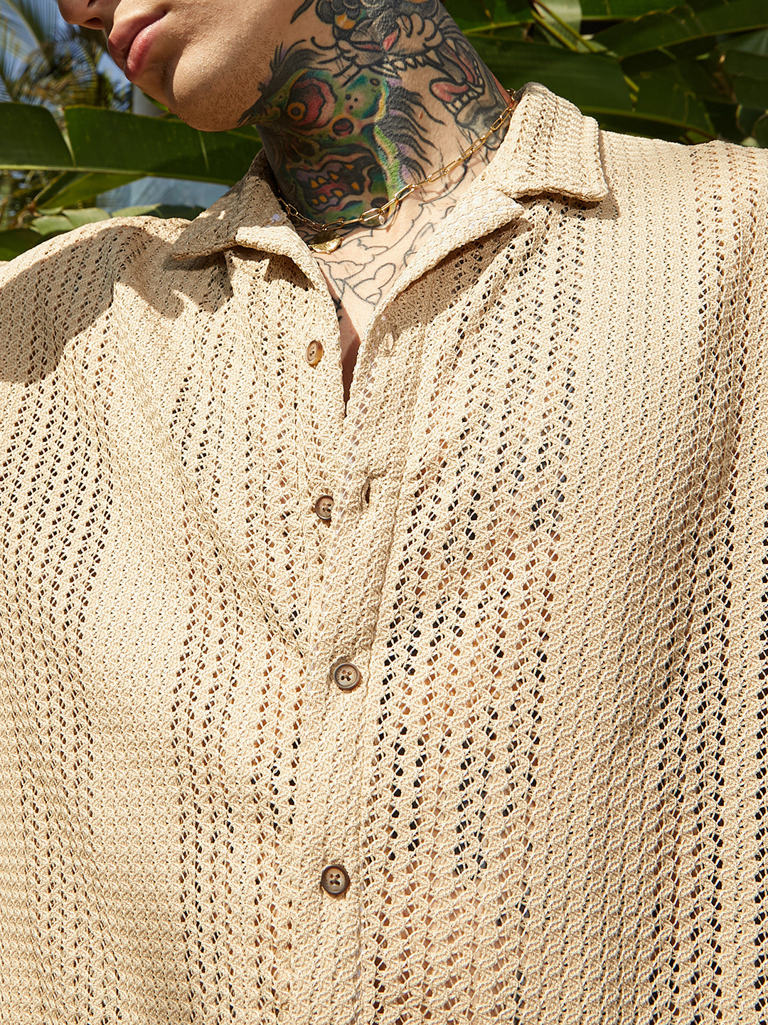 Ziggy-Knit Oversized Shirt