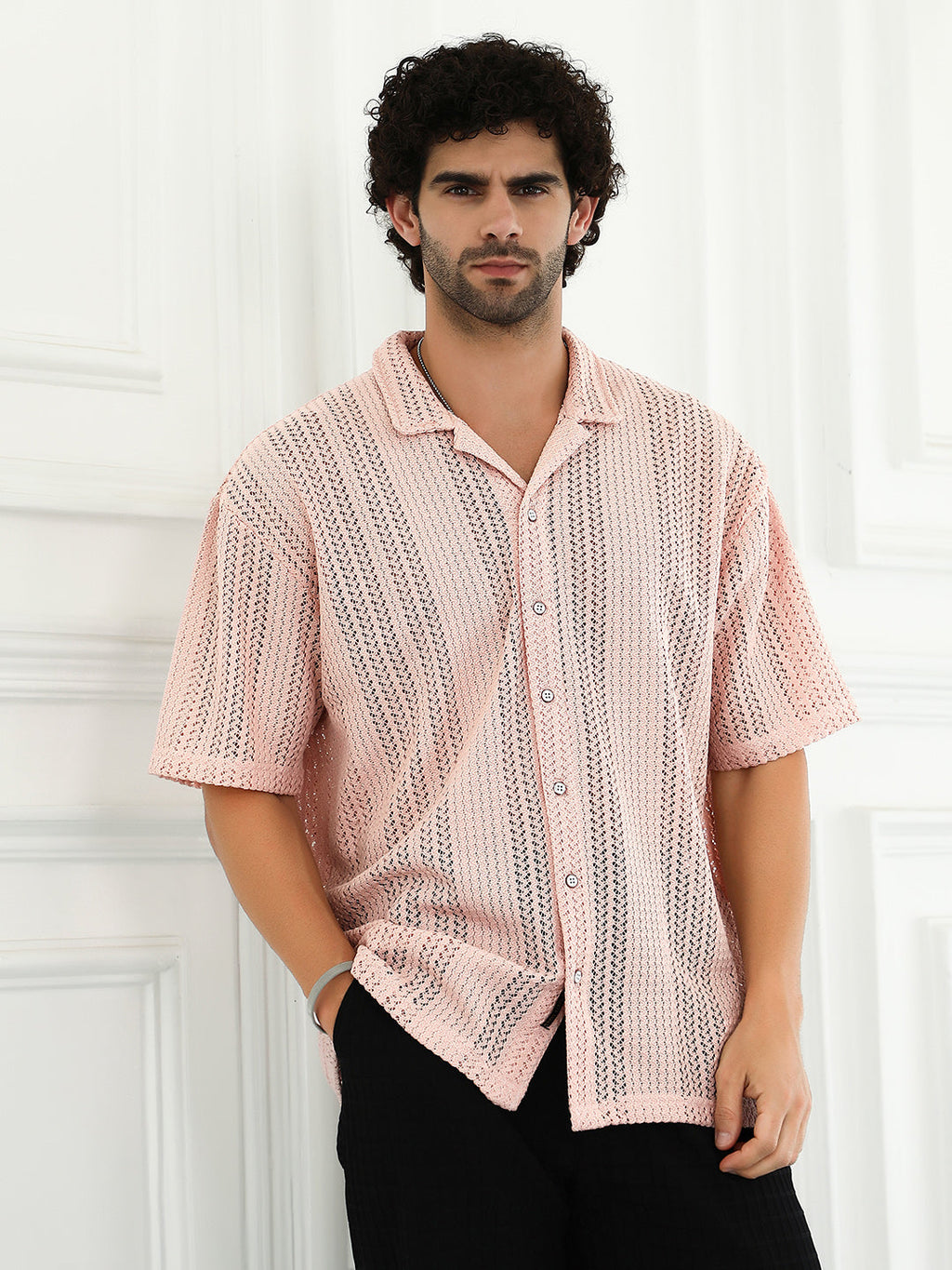 Ziggy-Knit Oversized Shirt