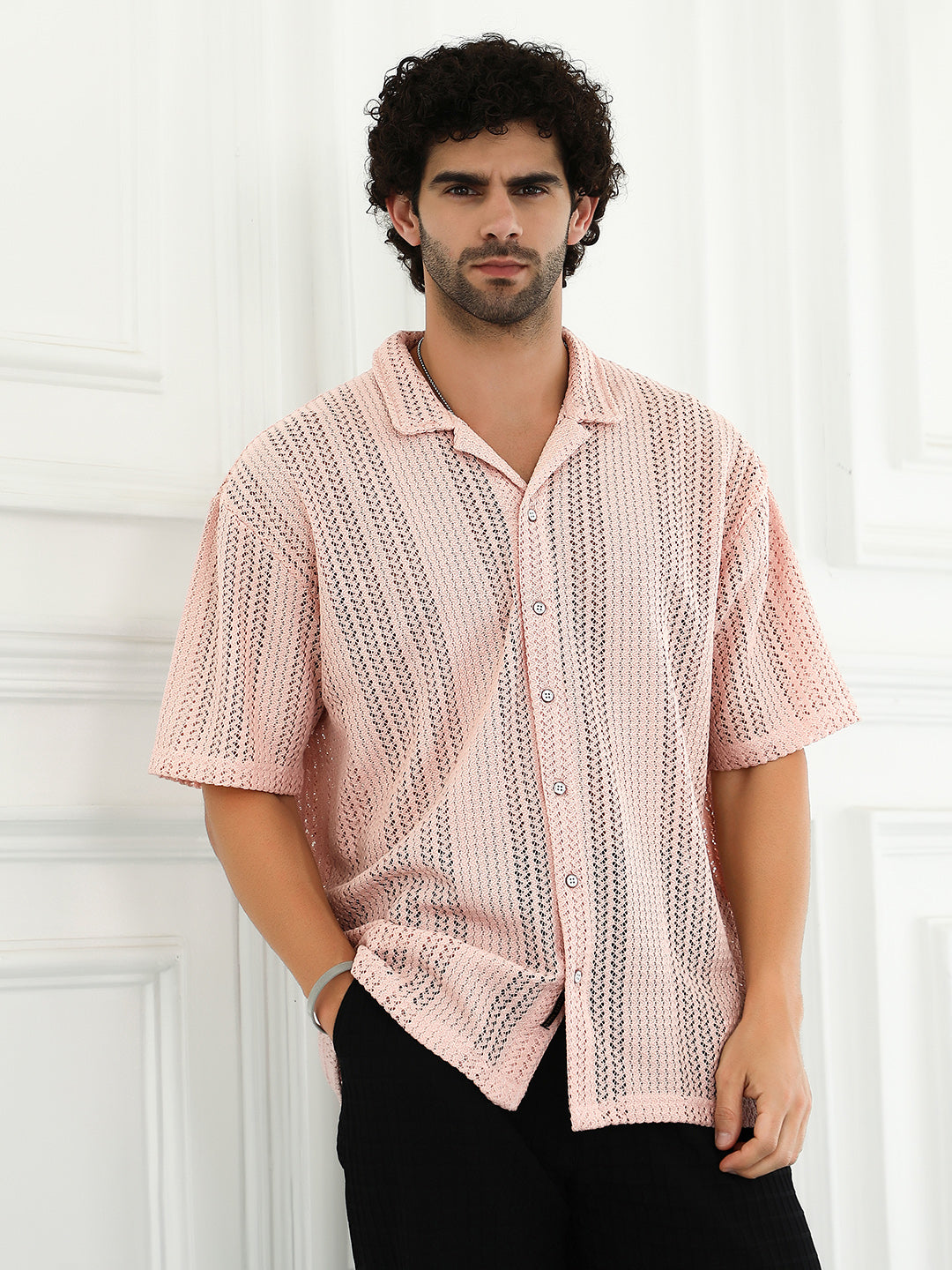 Ziggy-Knit Oversized Shirt