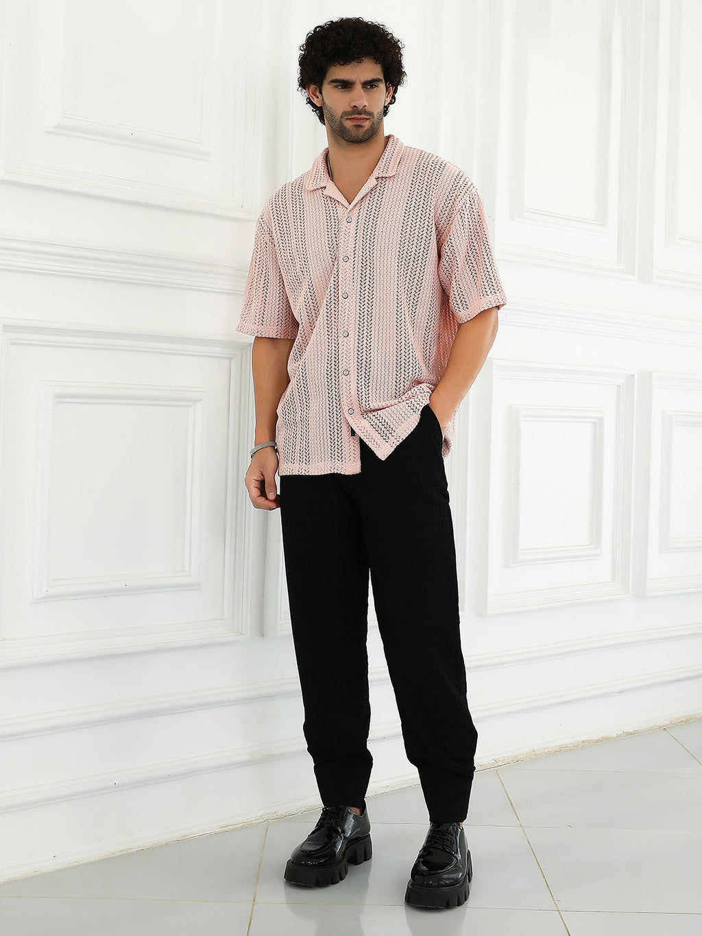 Ziggy-Knit Oversized Shirt