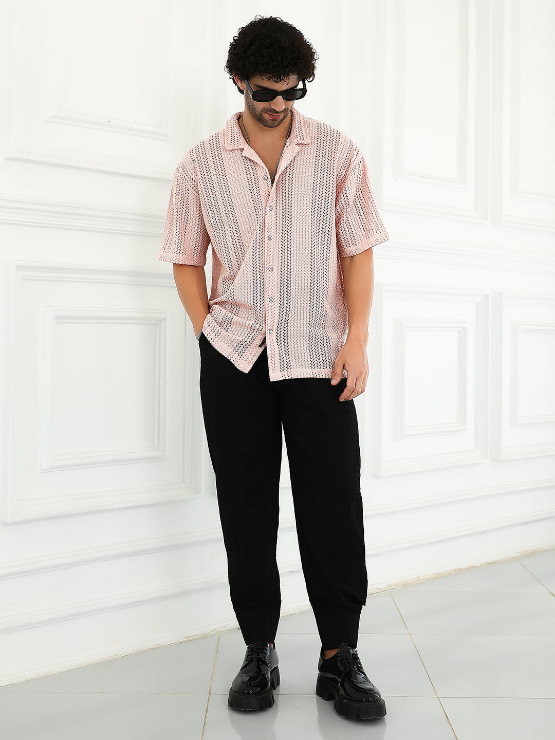 Ziggy-Knit Oversized Shirt