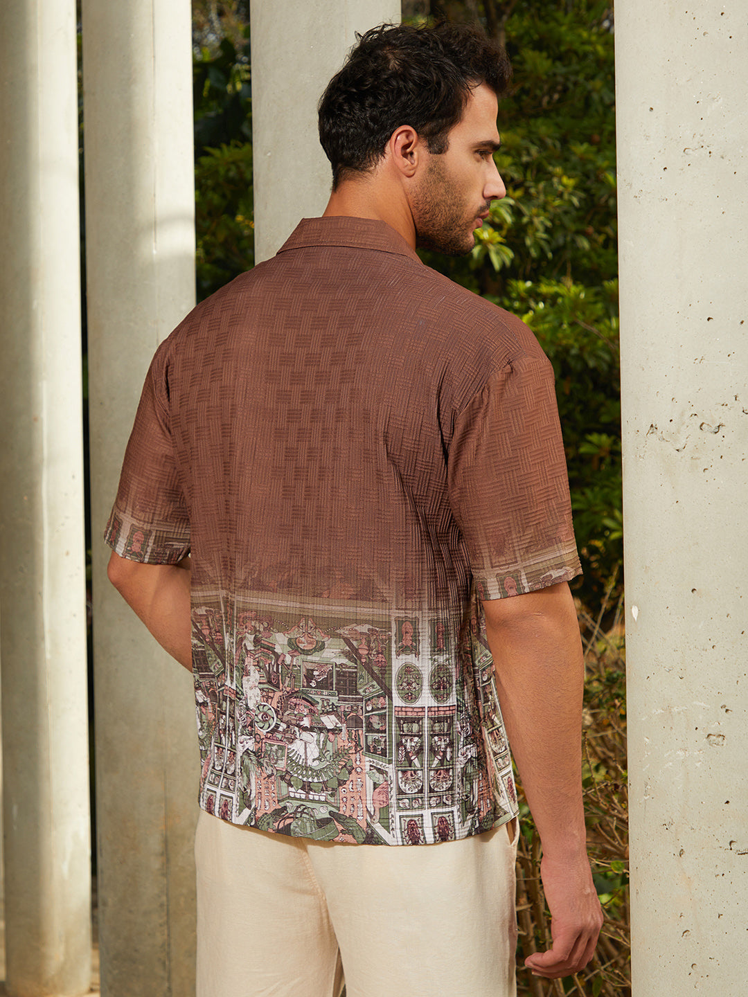 Indie-Ombre Oversized Shirt