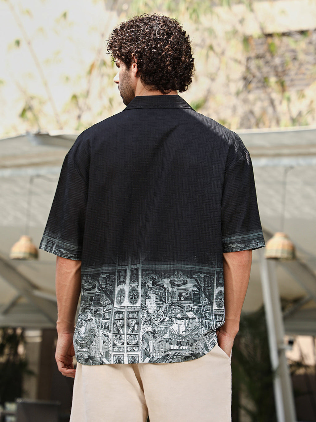 Indie-Ombre Oversized Shirt