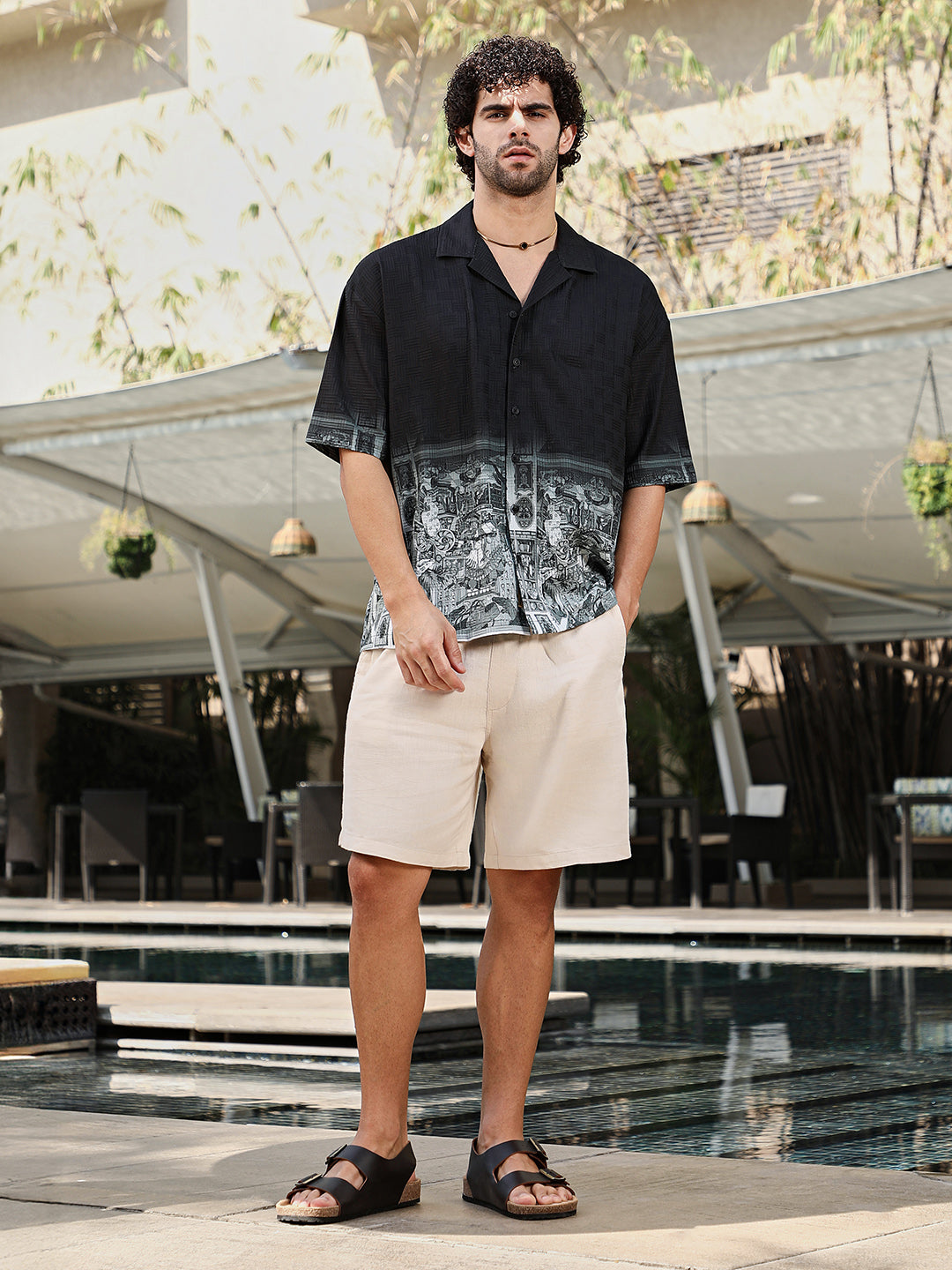 Indie-Ombre Oversized Shirt