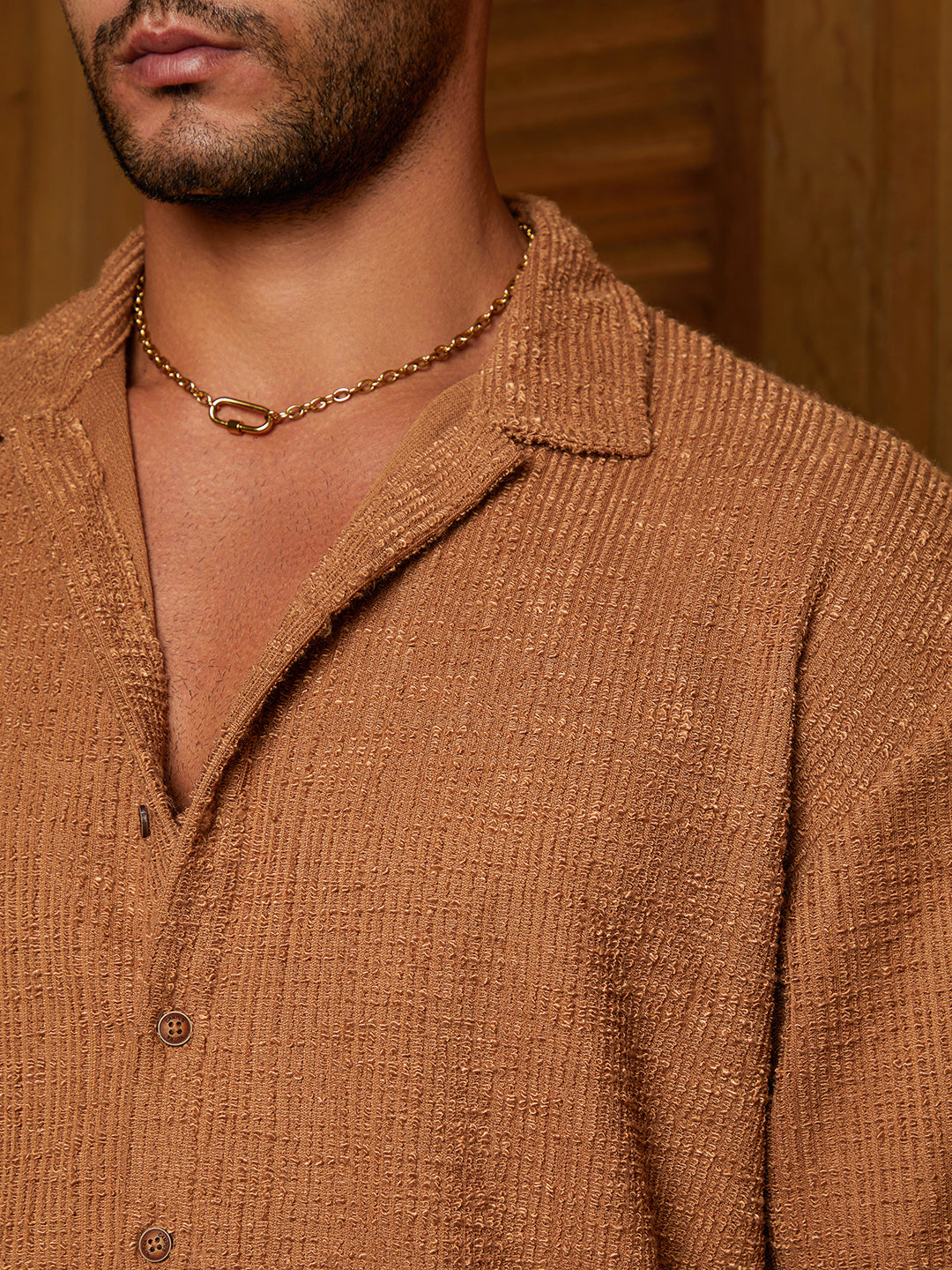 Tactile-Resort Oversized Shirt