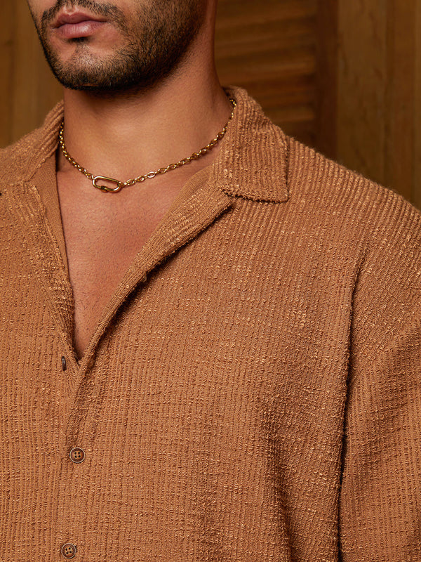 Tactile-Resort Oversized Shirt