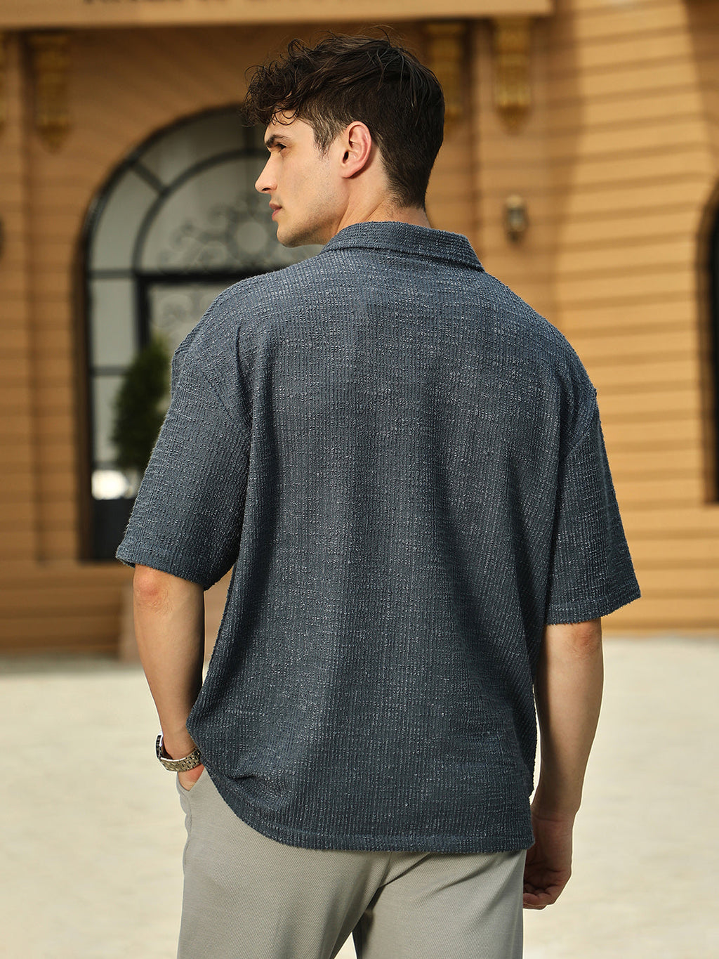 Tactile-Resort Oversized Shirt