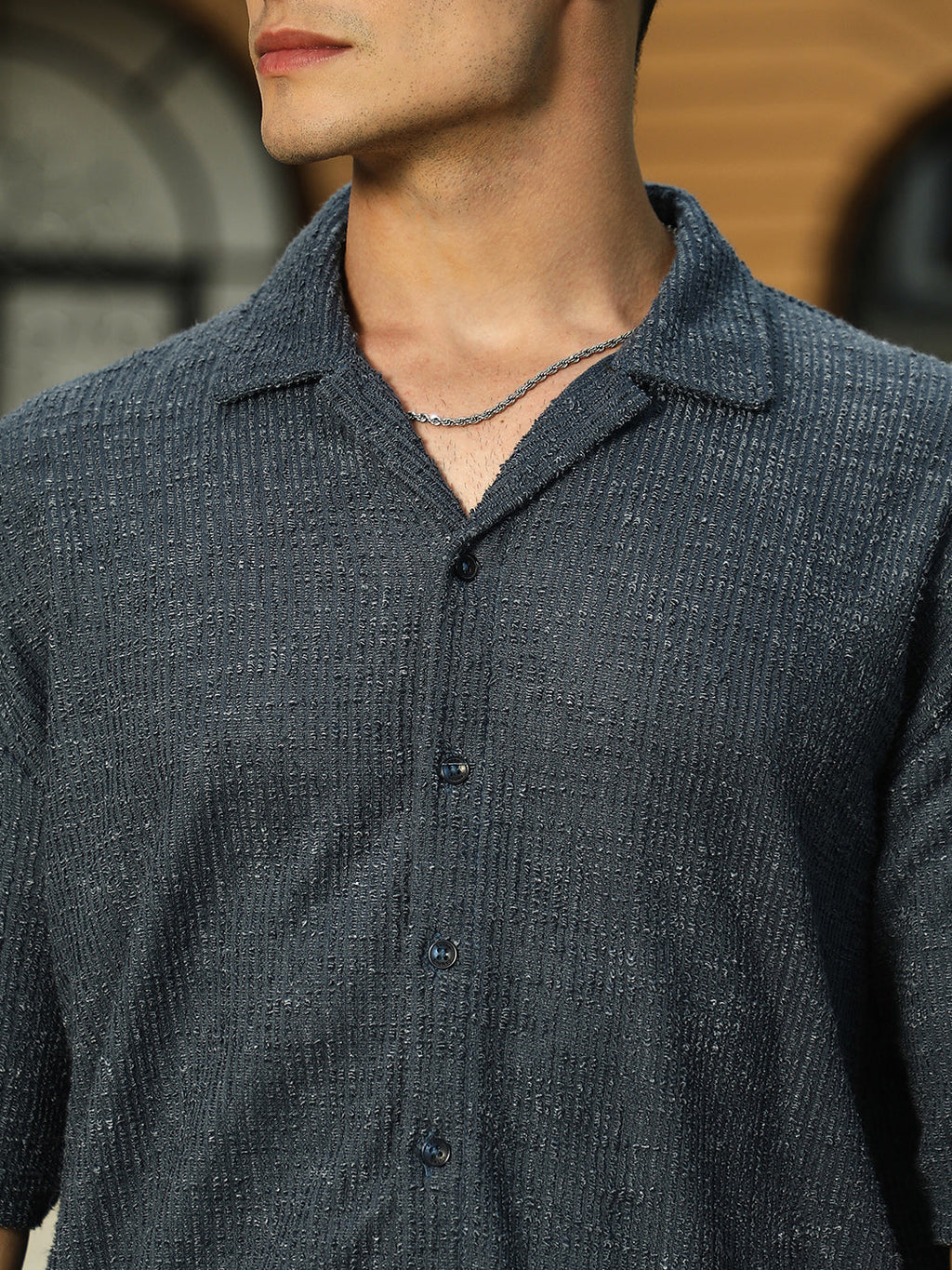 Tactile-Resort Oversized Shirt