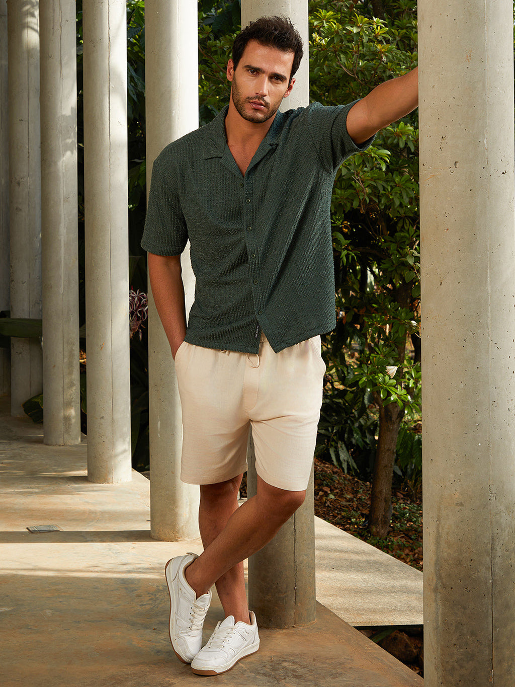 Tactile-Resort Oversized Shirt