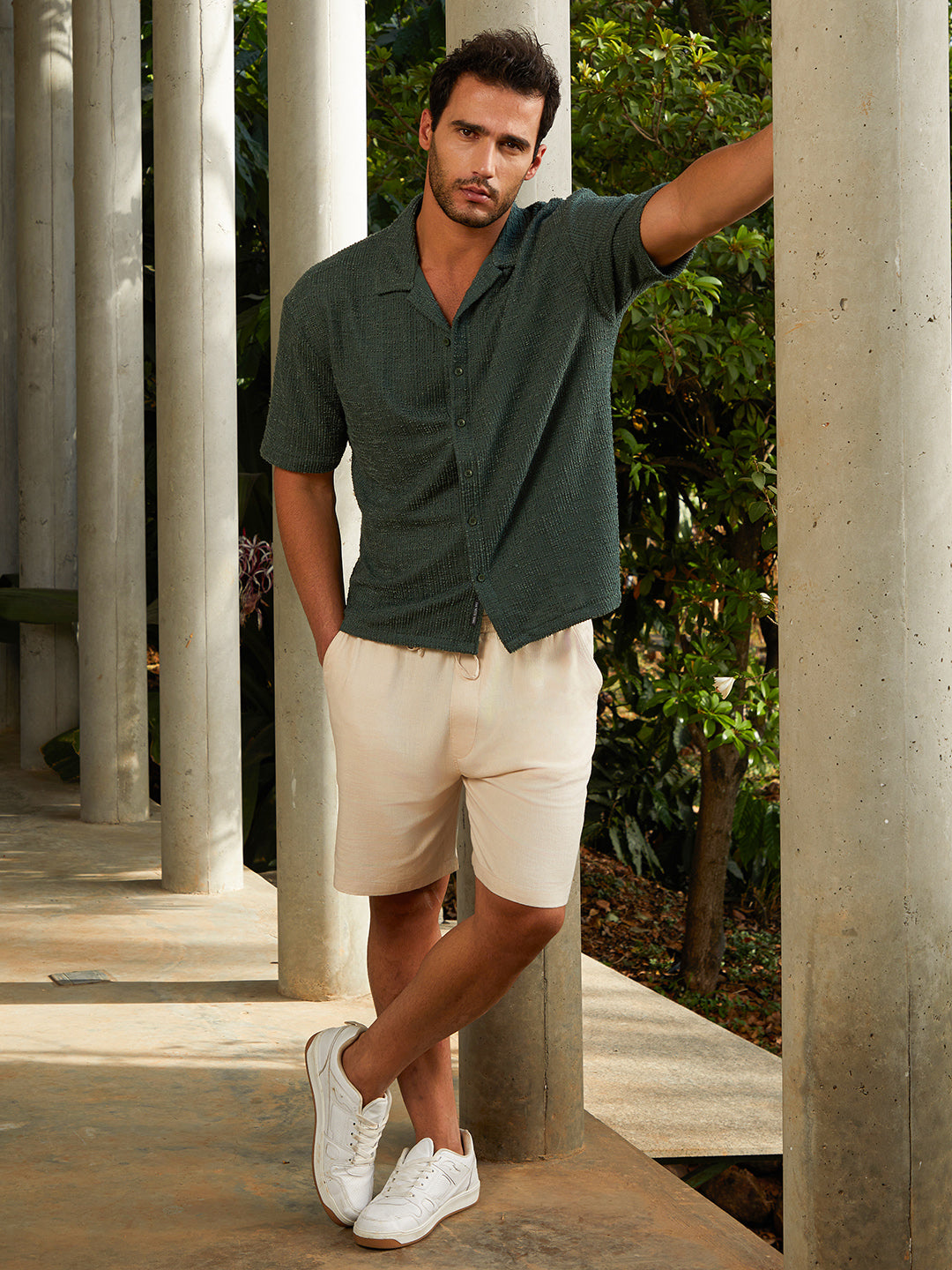 Tactile-Resort Oversized Shirt